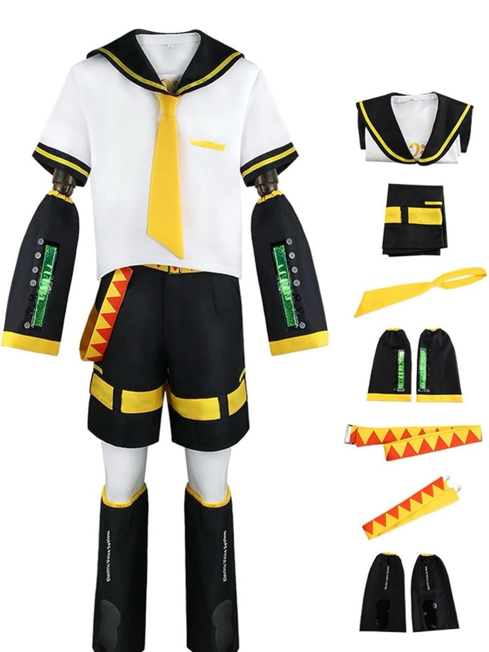 Kagamine Len anime Men’s cosplay costume Halloween 3XL brand new